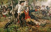Frederick Coffay Yohn Herkimer at the Battle of Oriskany oil painting on canvas
